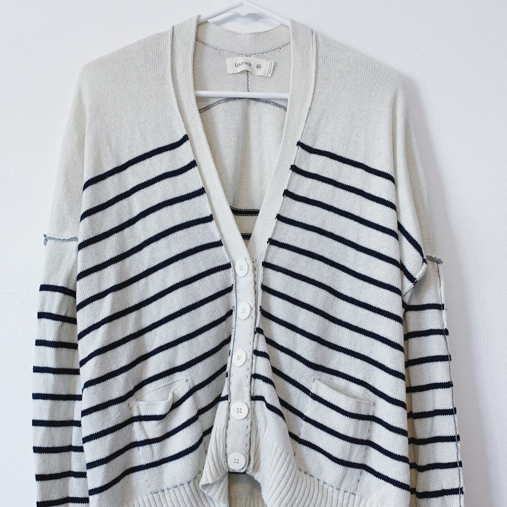 🌿SALE🌿 Laurie b. Anthropologie striped Cardigan